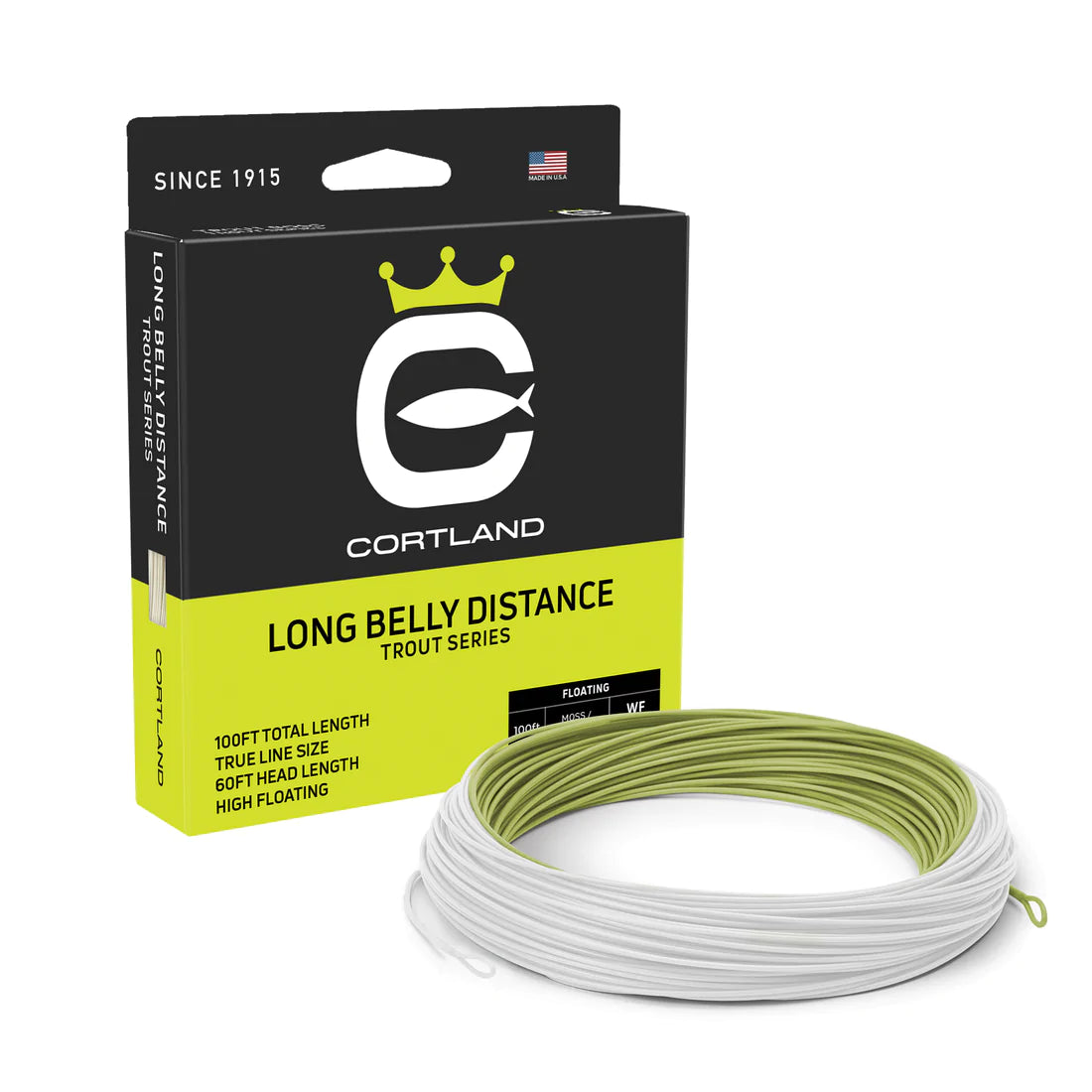 Cortland Long Belly Distance Fly Line