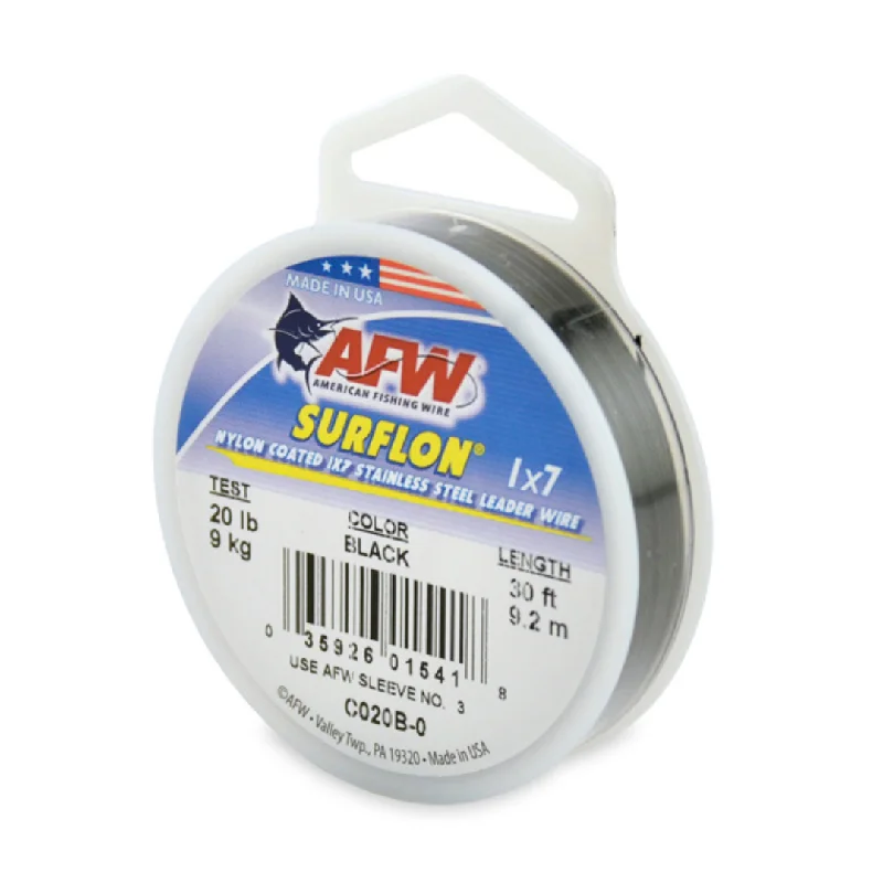 AFW SURFLON Nylon Coated !X7 Stainless Steel Leader Wire