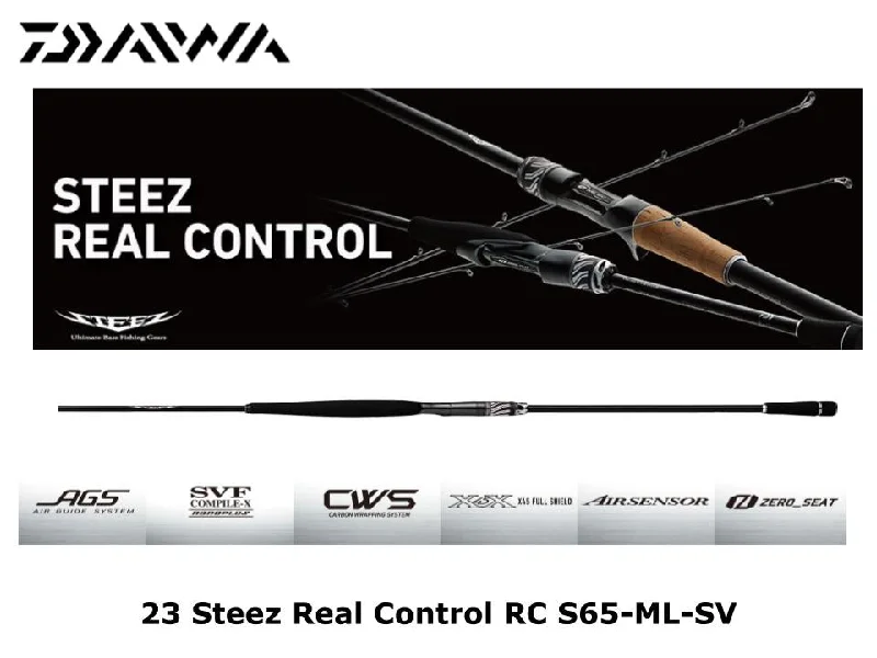 Daiwa 23 Steez Real Control RC S65-ML-SV