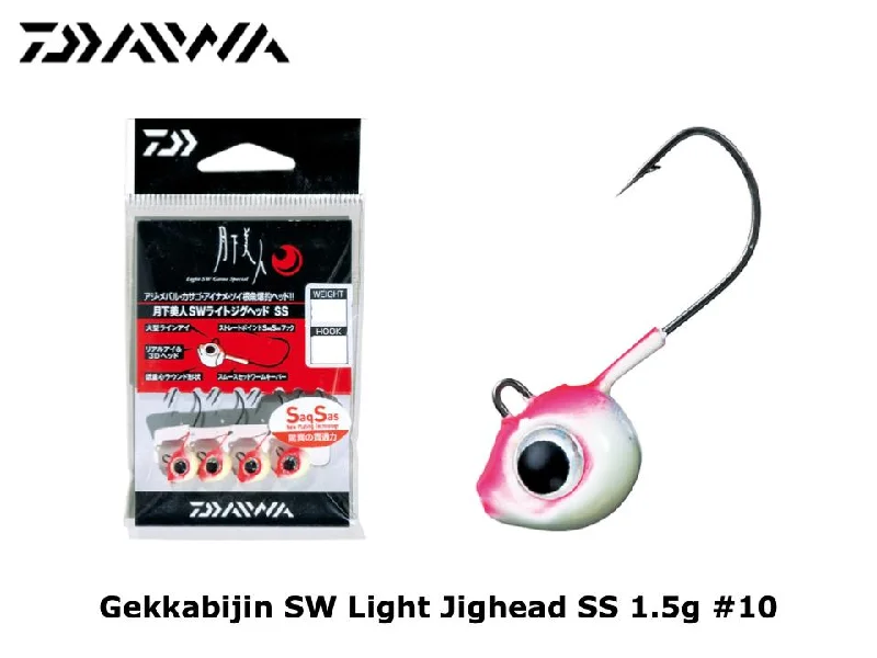 Daiwa Gekkabijin SW Light Jighead SS Yako 1.5g #10