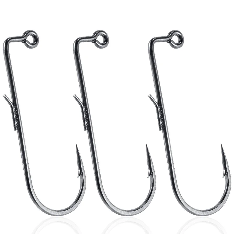 Dr.Fish 30pcs 90 Degree Round Bend Hook #1-#4/0