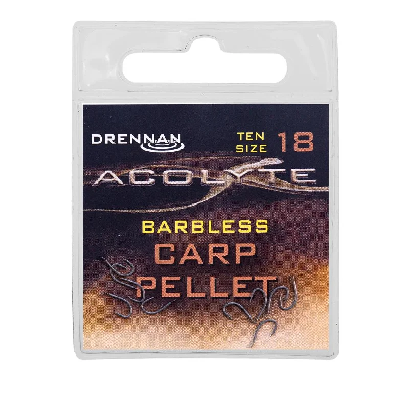 Drennan Acolyte Carp Pellet Barbless Hooks