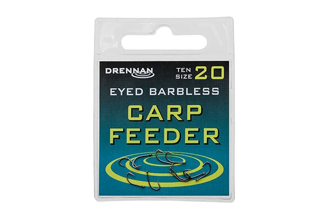 Drennan Eyed Barbless Carp Feeder Hooks