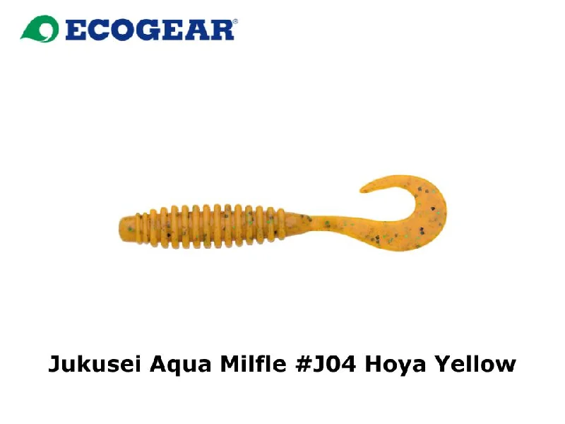 Ecogear Jukusei Aqua Milfle 3.3 inch #J04 Hoya Yellow