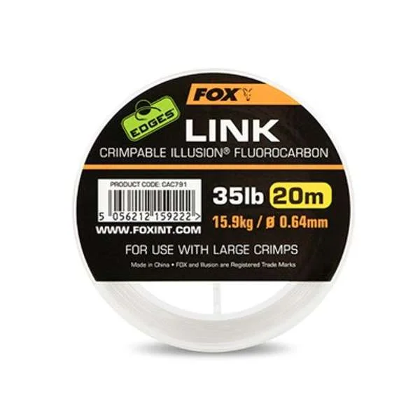 Fox Edges Link Illusion Crimpable Fluorocarbon