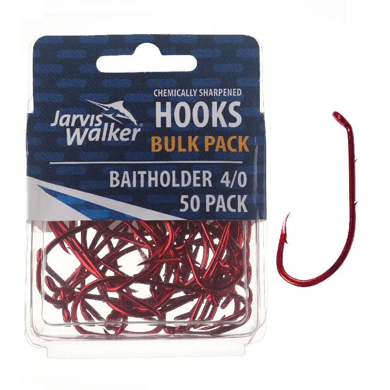 Jarvis Walker Chemically Sharpened Baitholder Hooks - 50 Packs