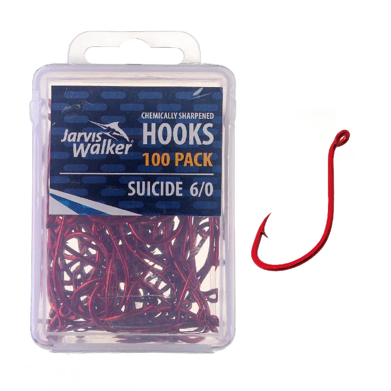 Jarvis Walker Chemically Sharpened Suicide Hooks - 100 Packs