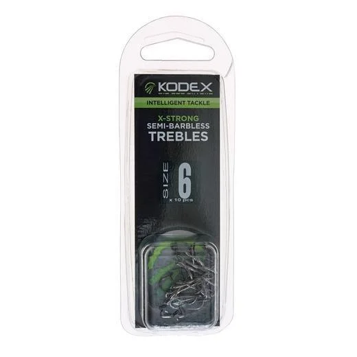 Kodex X-Strong Pike Treble Hooks