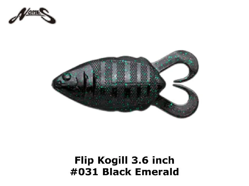 Nories Flip Kogill 3.6 inch #031 Black Emerald