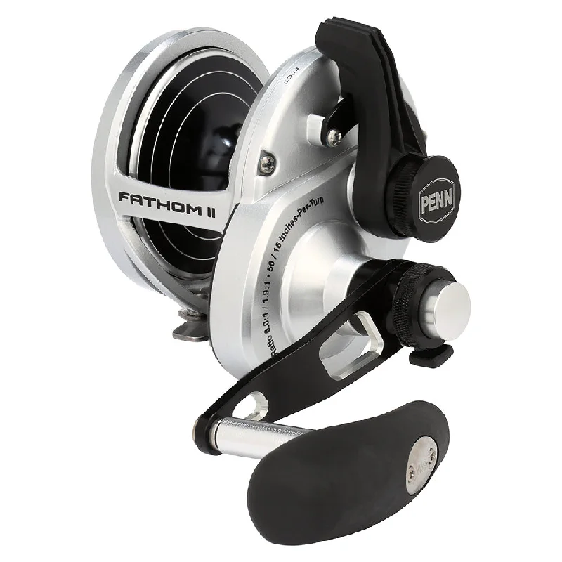 PENN Fathom II Lever Drag 2 Speed 40NLD2LH Left Hand Reel FTHII40NLD2LH [1563183]