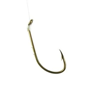 Pucci Snelled Hook, 2 Sliced Shank, Baitholder