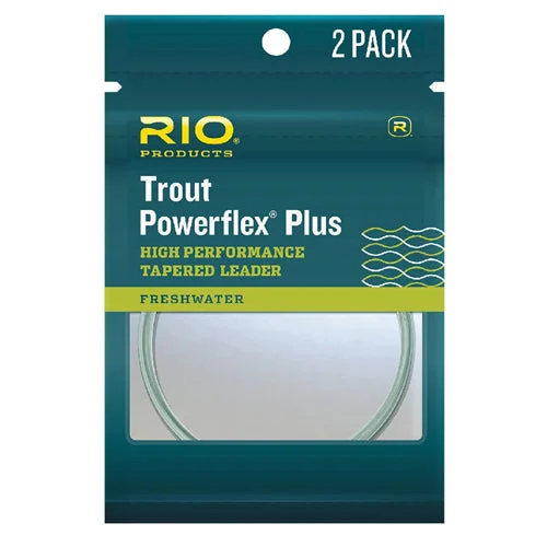 Rio Trout Powerflex Plus Tapered Leader - 12ft