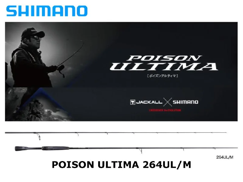 Pre-Order Shimano 23 Poison Ultima Spinning 264UL/M SiC