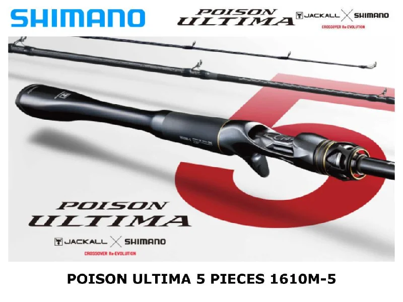 Pre-Order Shimano 23 Poison Ultima 5 Piece Baitcasting 1610M-5 Sic