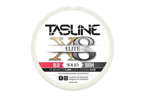 Tasline Elite X8 Solid 150M Spool