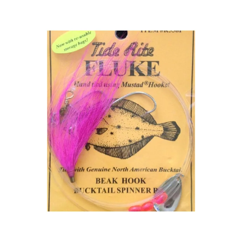 Tide Rite Beak Hook Bucktail Spinner Fluke Rig - R558