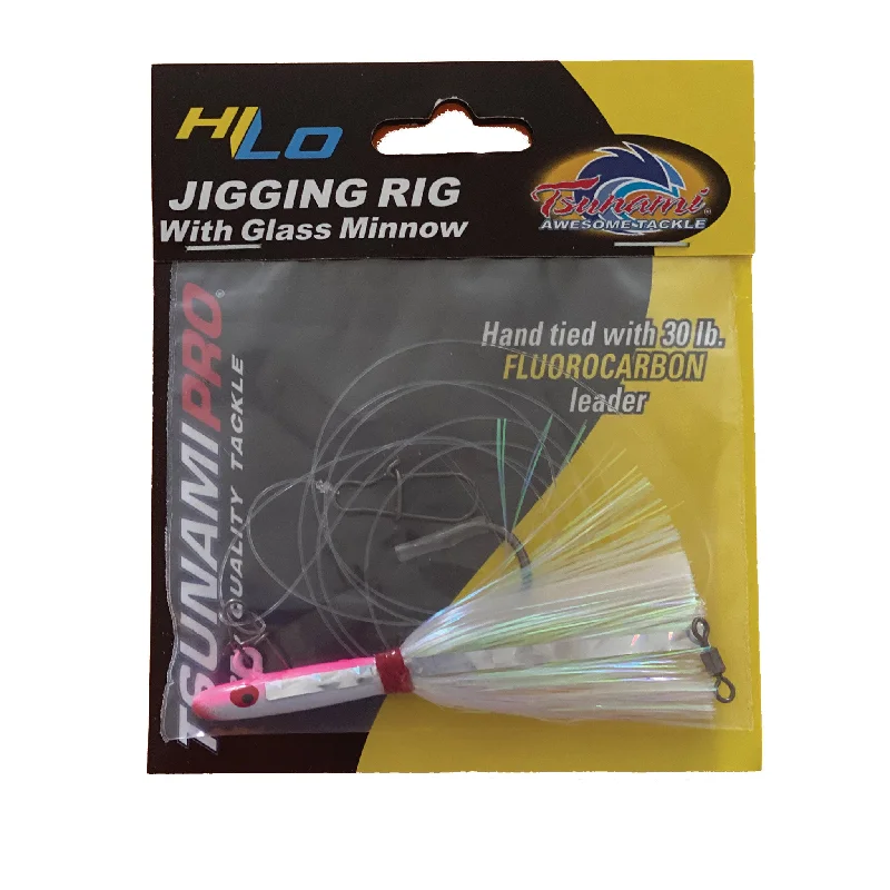 Tsunami HiLo Jigging Rig with Glass Minnow