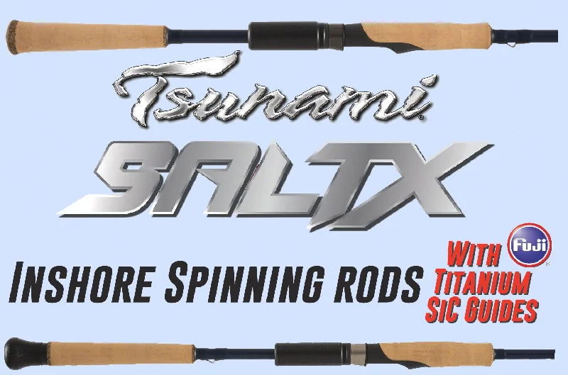 Tsunami SaltX Inshore Spinning Rods