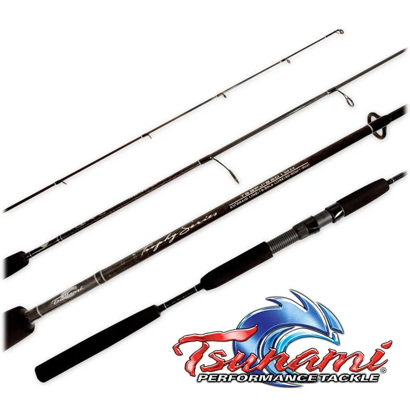 Tsunami Trophy Series Slow Pitch Jigging Spinning Rods