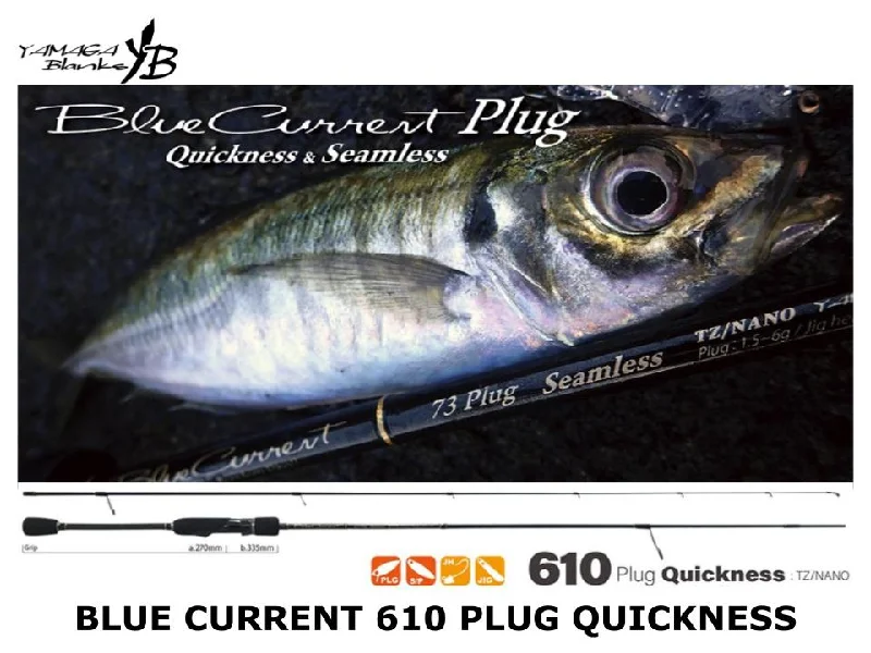 Pre-Order Yamaga Blanks Blue Current 610 Plug Quickness