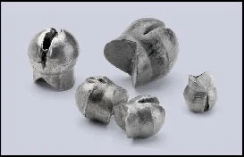 Bullet Weight Removeable Split Shot Boxed 20ct Size 4