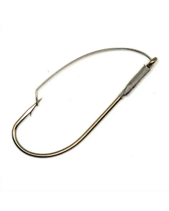 Wire Guard Straight Shank Worm Hook - 3PK - 3/0